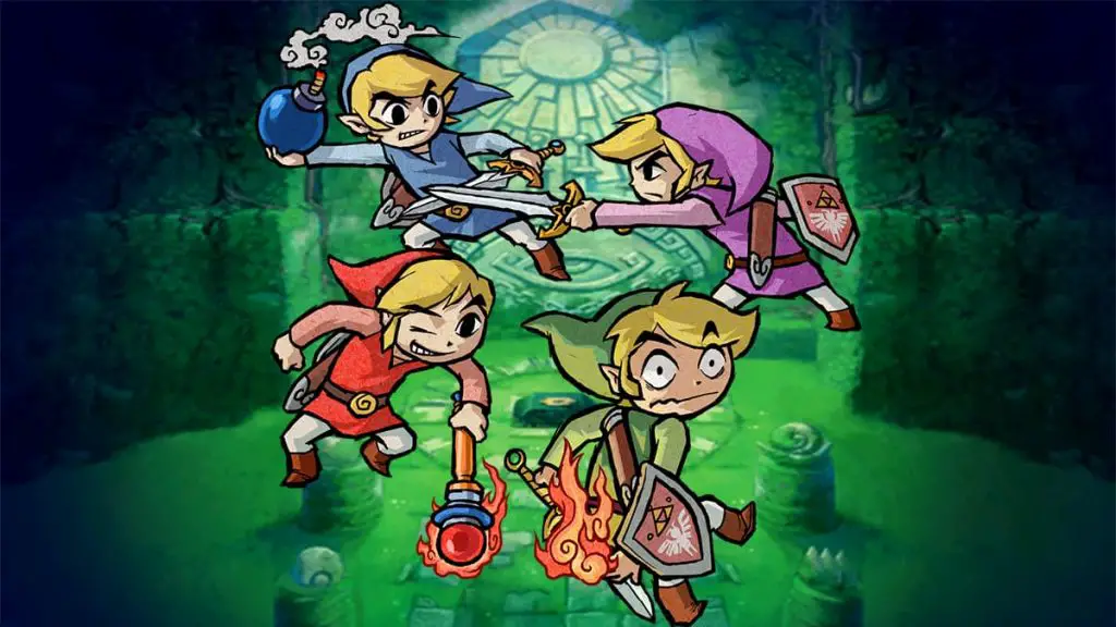 Official art from Legend of Zelda: Four Swords Adventure