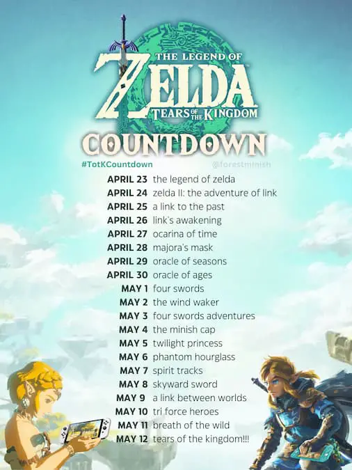 The Tears of the Kingdom Countdown image