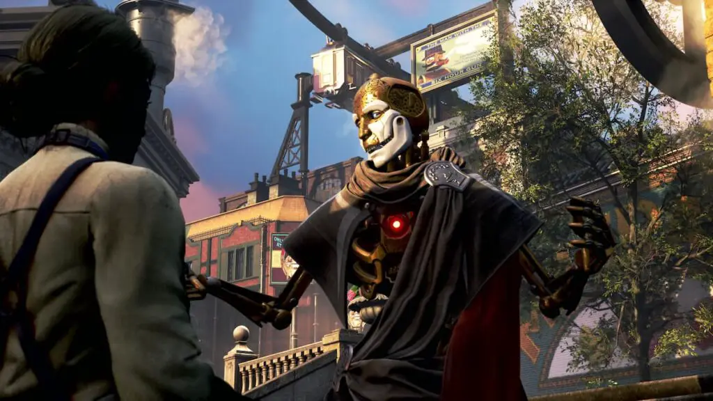 Screenshot from the reveal trailer for Clockwork Revolution
