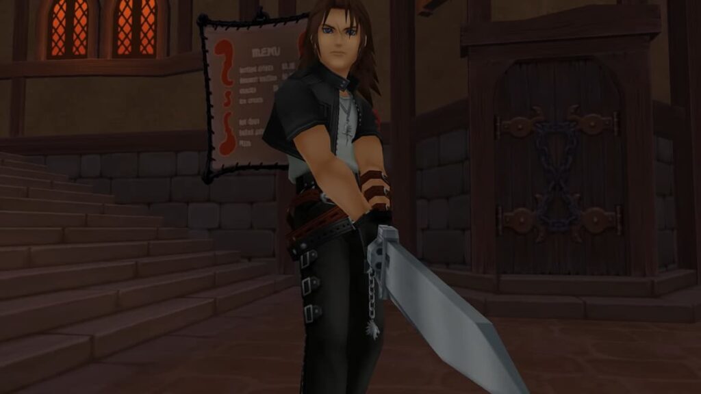 Leon bossfight in Kingdom Hearts.