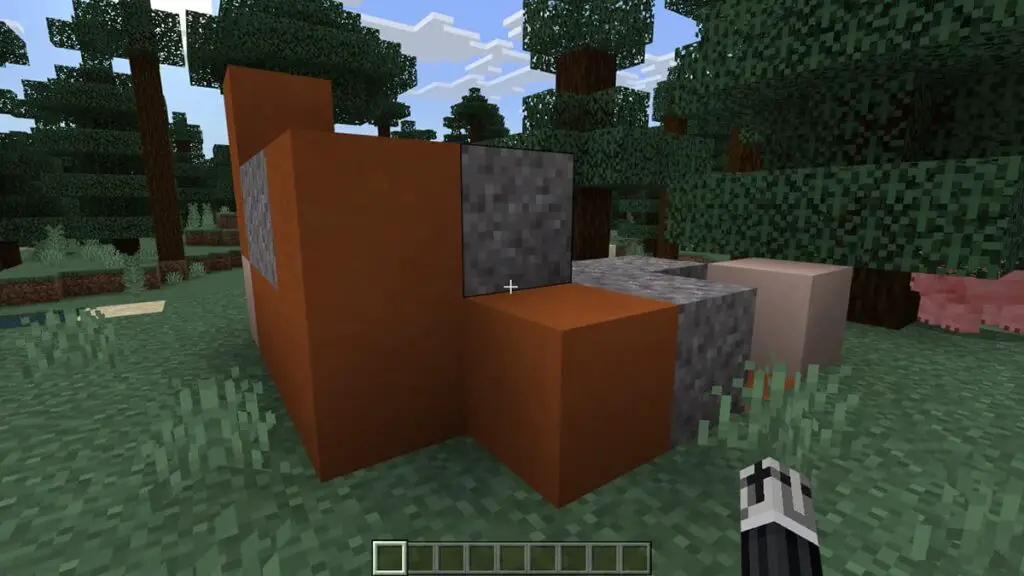 Finding Trail Ruins to find a Relic Music Disc in Minecraft.