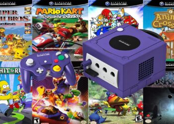 The Nintendo GameCube library was very impressive