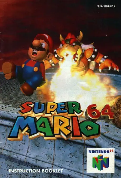 Super Mario 64 manual