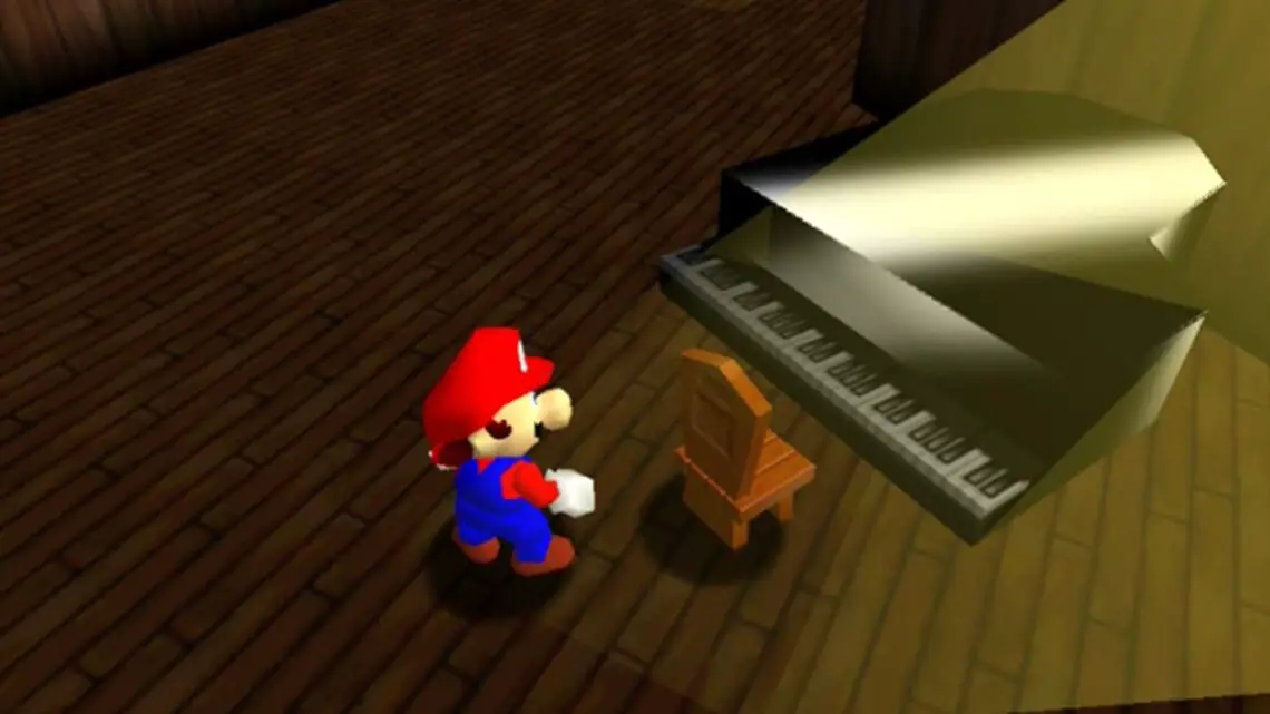 The Super Mario 64 mad piano