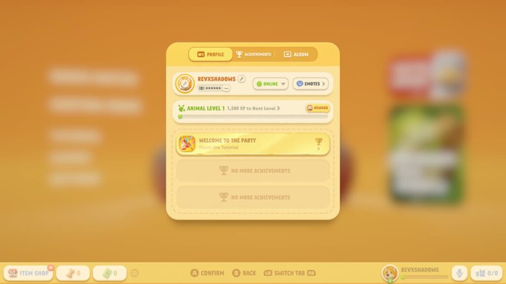 How to change your avatar in Party Animals