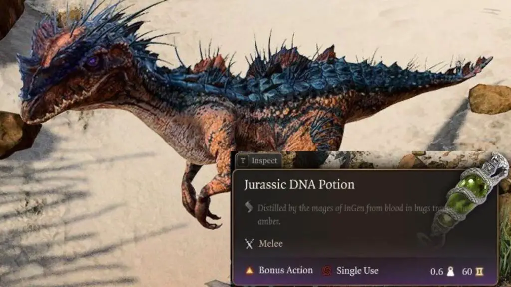 Baldurs-Gate-3-Dinosuar-Mod-Dino-DNA-Potion