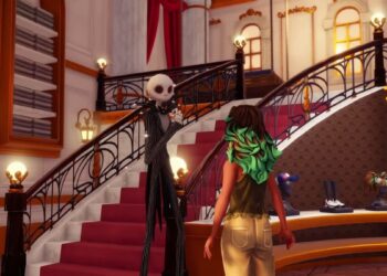 Disney-Dreamlight-Valley-Jack-SKellington-With-Player