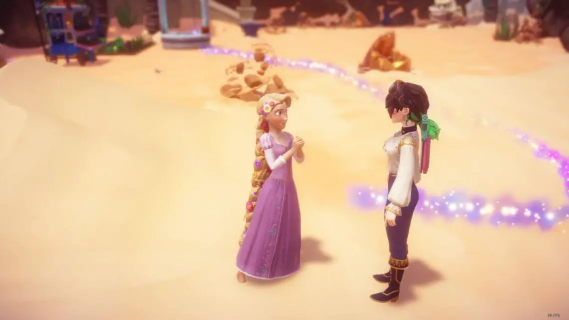 Disney-Dreamlight-Valley-I've-Got-A-Dreamlight-Quest-Player-and-Rapunzel