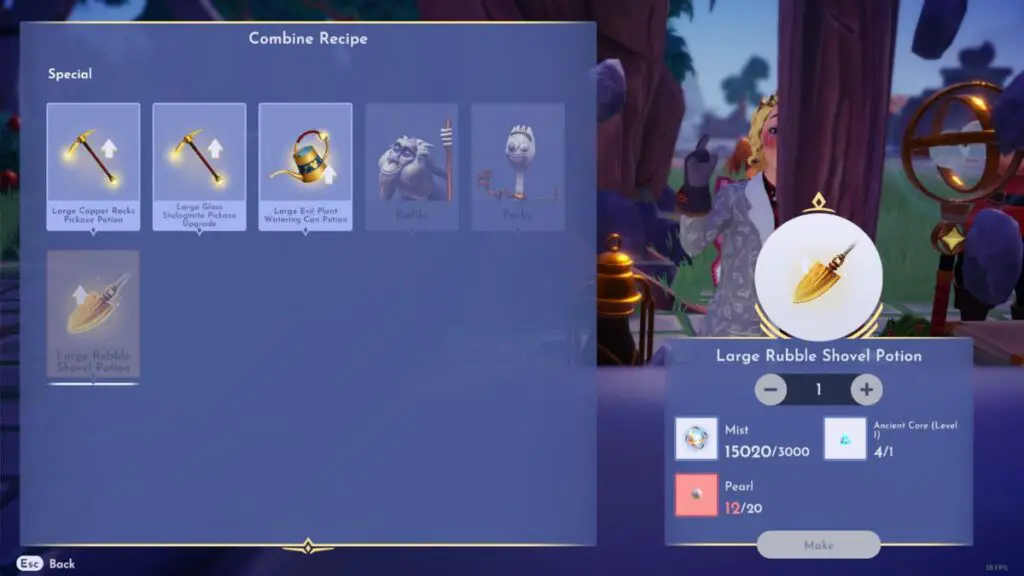 Disney-Dreamlight-Valley-Village-Project-Timeless-Tools-Quest-Shovel-Upgrade