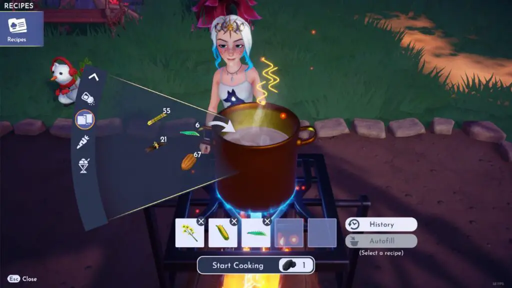 How to make Sweet Popcorn in Disney Dreamlight Valley - Game Sandwich