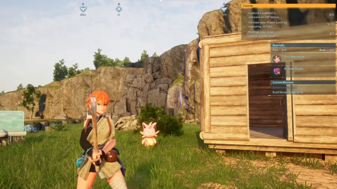 Palworld-Crafting-Player-At-Camp-With-Pals