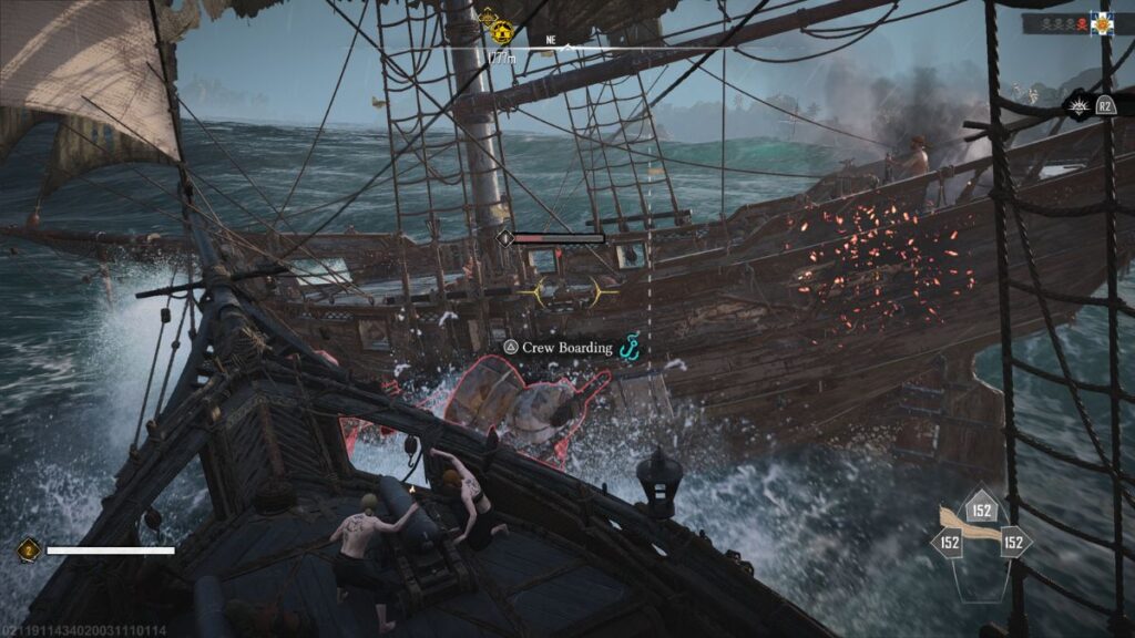 Skull-and-Bones-Board-Ships-Player-Ramming-Opposing-Ship