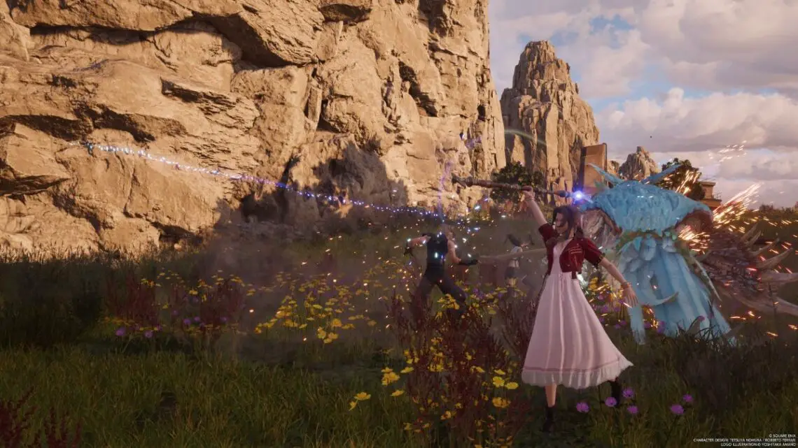 Final-Fantasy-7-Rebirth-Pressur-Enemy-Team-in-Battle