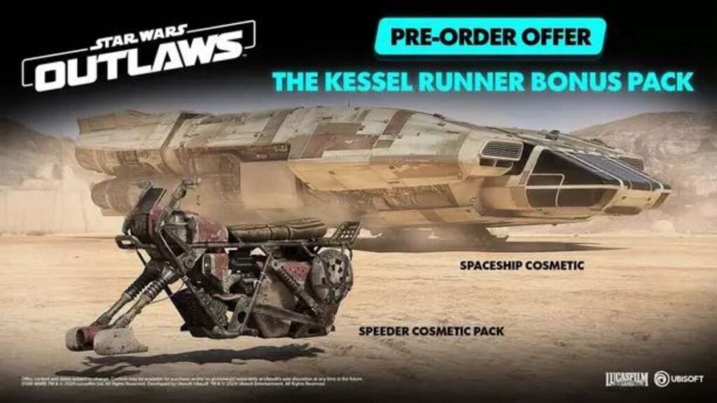 Star Wars Outlaws Pre-order guide: Kessel Runner Pack