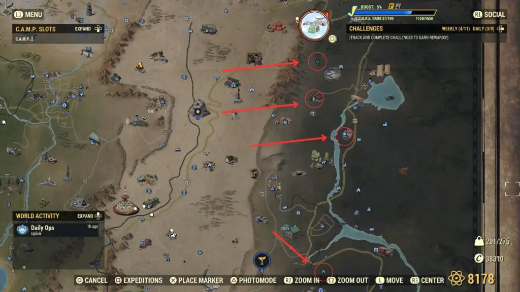 Fallout-76-Gulper-locations-Map