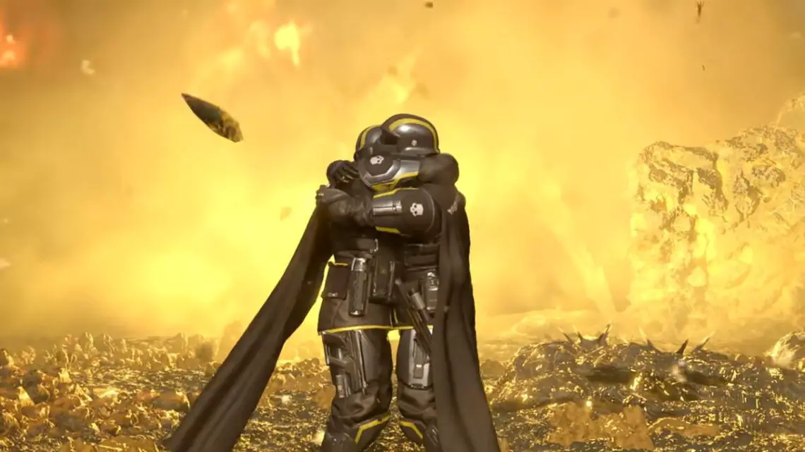 Helldivers-2-Sony-Decision-Helldivers-Hugging
