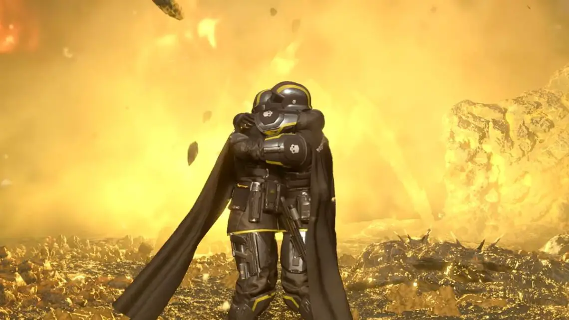 Helldivers-2-planet-players-hugging-with-explosion