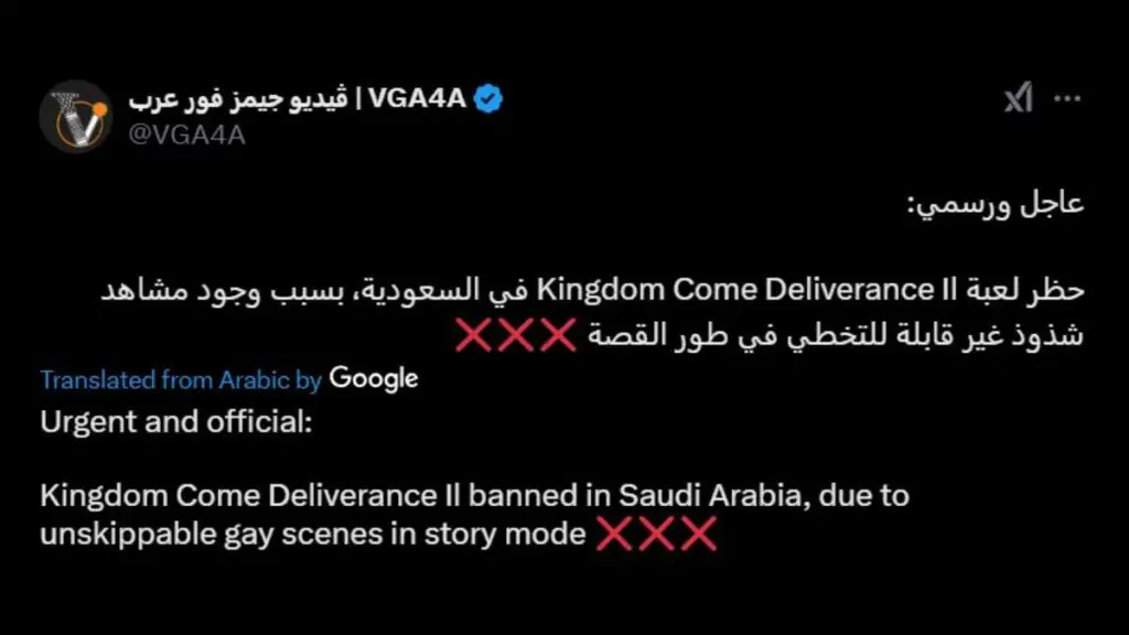 Kingdom-Come-Deliverance-2-Banned-Saudi-Arabia-Post