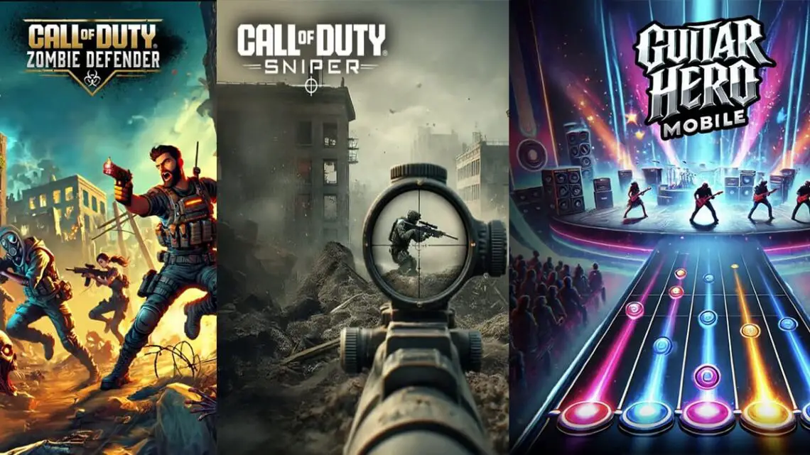 Activision is Advertising Fake Call of Duty and Guitar Hero Games with AI Images