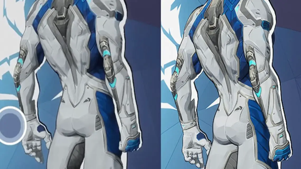 A comparison photo of Mister Fantastic after the Marvel Rivals male "asset buff"