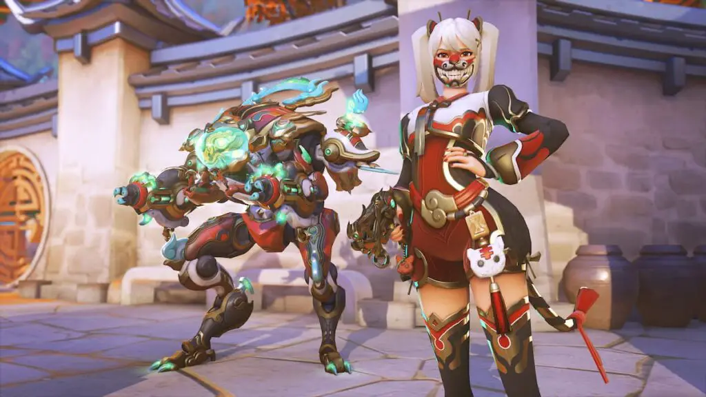D.Va's new mythic skin in Overwatch 2 Season 17