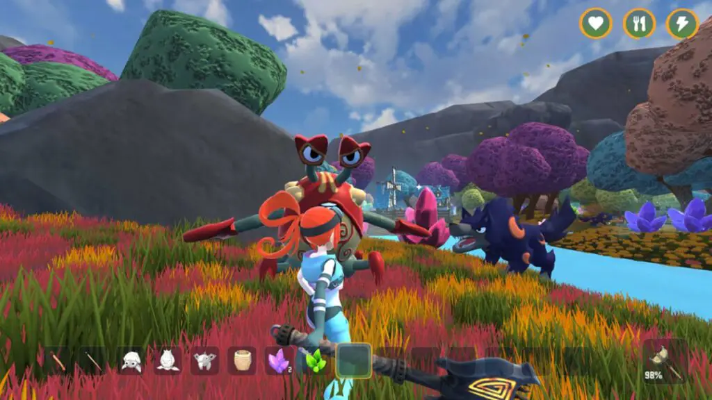 Palworld Ripoff Palland Character Fighting Monster