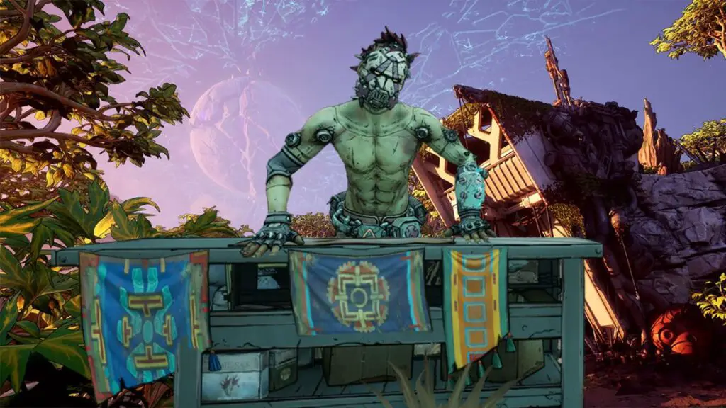 Borderlands 4 Psycho at Table