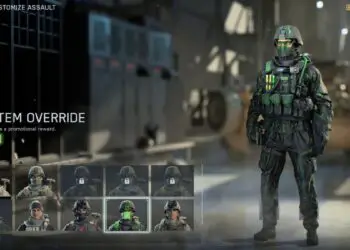Battlefield 6 soldier in green skin