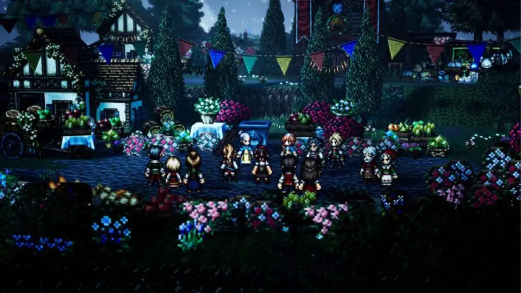 Octopath Traveler 0 Town Ceremony