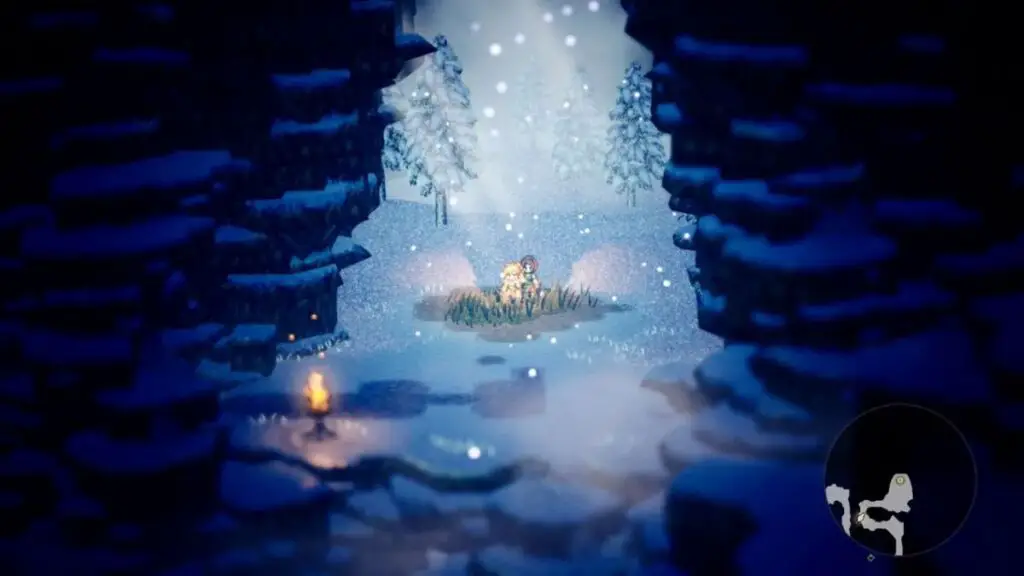 Octopath Traveler 0 Wandering in Snow
