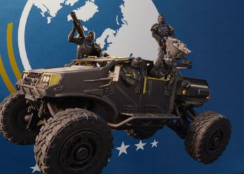 Helldivers 2 Helldivers in Vehicle