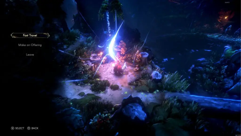 No Rest for the Wicked Fast Travel Menu