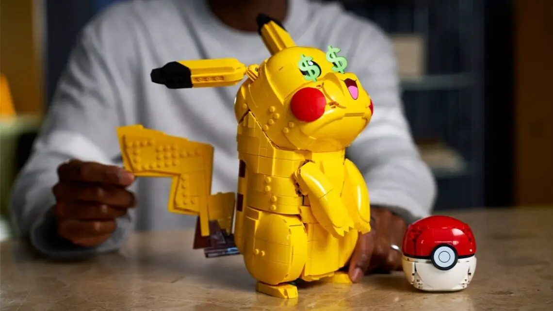 Pokemon Lego Pikachu with Dollar Signs