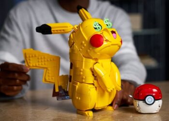 Pokemon Lego Pikachu with Dollar Signs