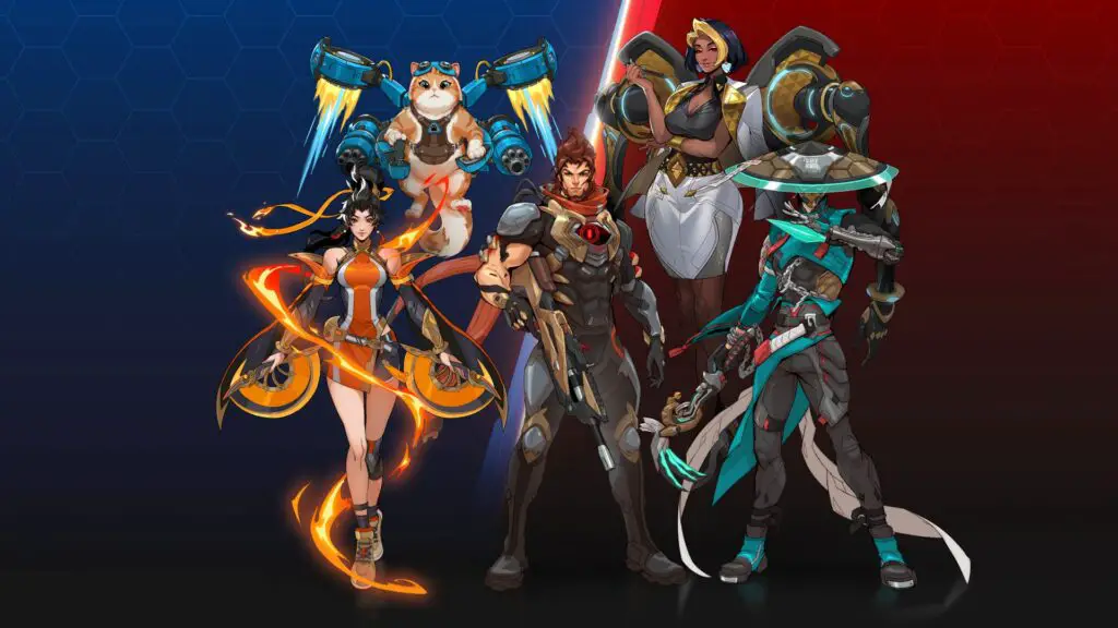 Overwatch's latest 5 new hero additions on display.