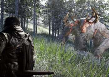 Crimson Desert Player Fighting Abominable