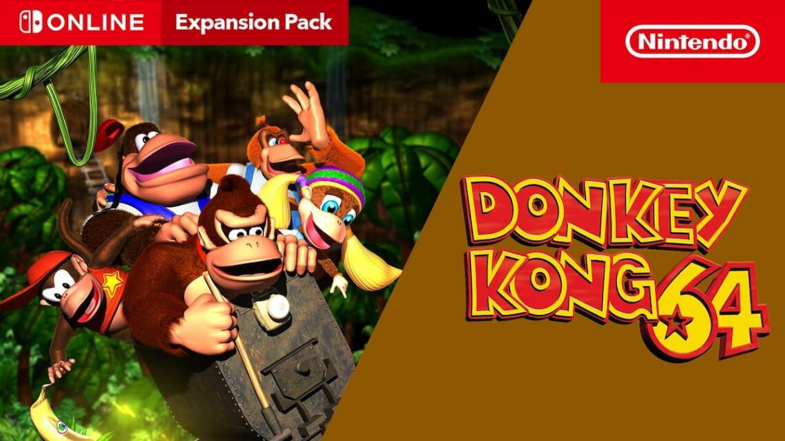 Donkey Kong 64 Joins Nintendo Switch Online on June 4th